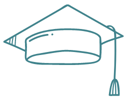 gr grad cap dark